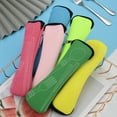 thumbnail image 7 of Walbest Zipper Tableware Bag Portable Wear-resistant Fabric Tableware Spoon Fork Storage Pouch(Not Included Tableware), 7 of 7