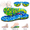 Image color, variant on Kids Orthotic Arch Support Insoles U‑Shaped Heel Cup Trimmable Flat Feet Shoe Inserts 1 Pair