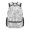 White4, variant on 17-inch Floral-Print Backpack, Fun DIY Coloring Backpack with a Spacious Main Compartment and Zippers,Lightweight & Soft for Sports Travel and Gym
