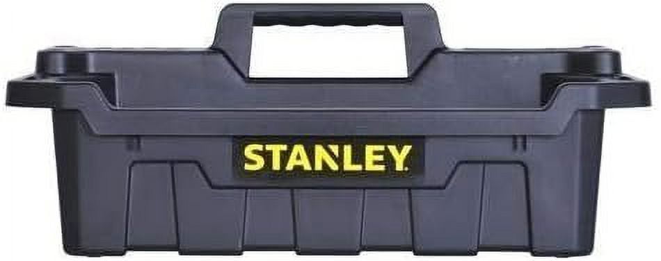Stanley STST41001 19.34" X 13" X 7.6" Black Portable Storage Tote Tray - Quantity 2