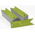 thumbnail image 2 of Inkdotpot Gold Foil Paper Hang Tags Made With Love Text Favor Tags 100 Pieces, 2 of 6
