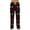 Black_NN04^916, variant on Christmas Snowflake Printed Men's Casual Pajama Pants Elastic Waist Drawstring Lounge Bottoms Straight Leg Casual Home Soft Pj Pants with Pockets Deep Red L