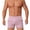 Pink, variant on ZVNAΖH Men's Cotton Boxer Brief Shorts, Color Block Waistband Slim Fit Lounge Shorts with Pockets for Sleep & Workout, M-2XL