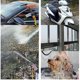 thumbnail image 4 of Pistola rociadora de agua a alta presión, boquilla de latón de metal, manguera de jardín, lavado de autos, 4 of 5
