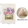 thumbnail image 2 of Vintage Flower Blooms House Flag Double Sided 28x40 Inch Watercolor Floral Garden Flags Flowers Decor Yard Flag Floral Seasonal Outdoor Decor Decorative Spring Large Flag Watercolor Flower (Blooms), 2 of 5
