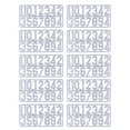 thumbnail image 2 of Tablero numérico desmontable, juego de 10 etiquetas numéricas de plástico Etiqueta numérica de plástico Marcado de números Tecnología de vanguardia, 2 of 12