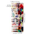 thumbnail image 2 of PTOOTP Hair Detangler 1Pc in Multi Colors with Wide Tooth Comb for Preventing Breakage and Detangling, 2 of 6