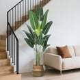 thumbnail image 5 of 84 in Artificial Plant Bird of Paradise Artificial Plant with 17 Trunks Fake Plant 7 ft Faux Plants Fake Banana Plant Plant with Pot Artificial Plants for Home Decor Indoor Outdoor, 5 of 6