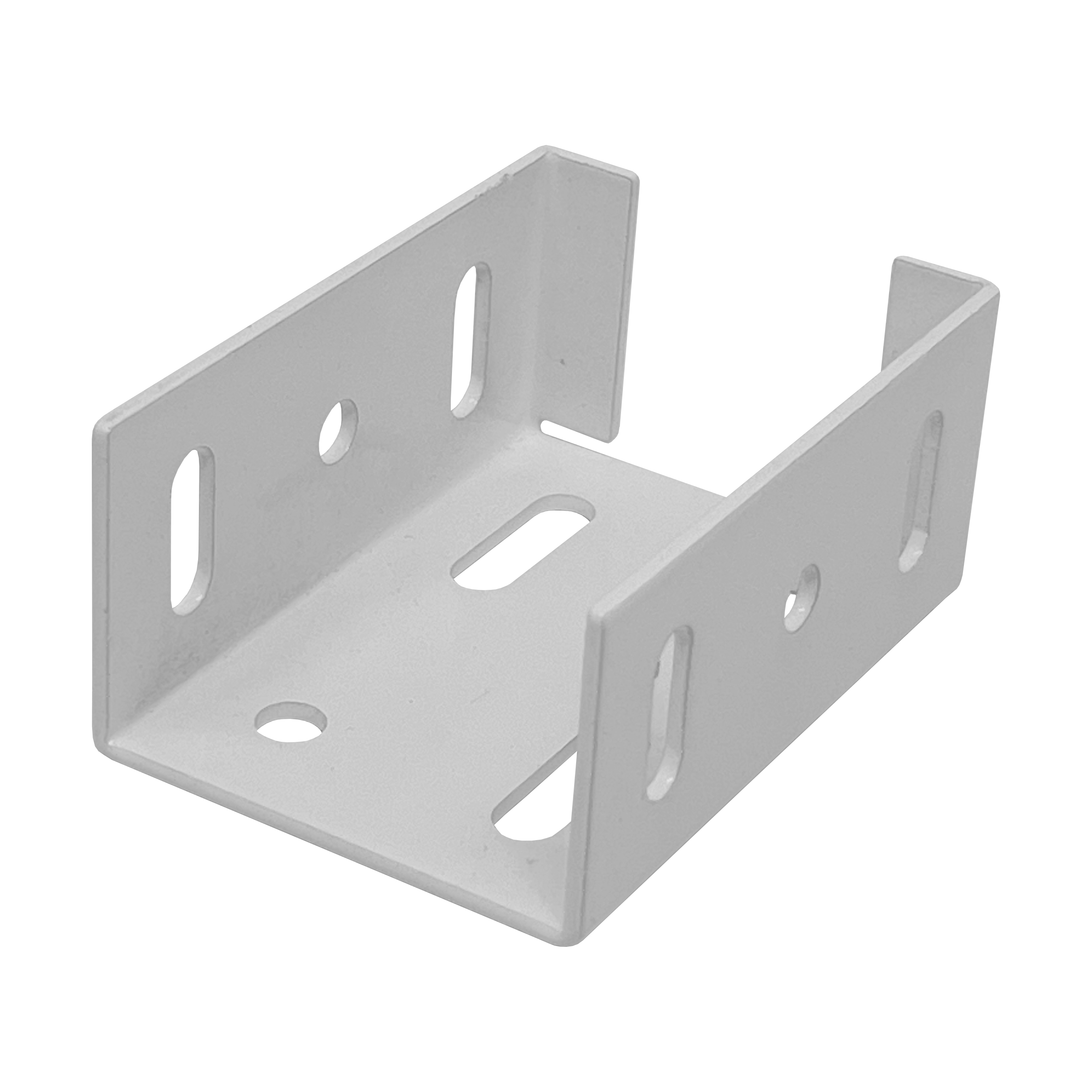 OHIY Heavy Duty Aluminum Vinyl Fence Bracket Powder Coated Rail