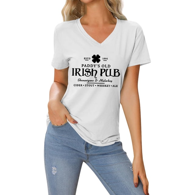 TSADFHJI Débardeurs Sans Manches pour Femmes Ajustés T-Shirt Décontracté Imprimé Cœur de la Saint-Valentin Col Rond Manches Courtes P Blanc