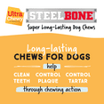 thumbnail image 2 of Ultra Chewy Steel Bones Peanut Butter Treat for Dogs, Large (2 Pack), 2 of 6