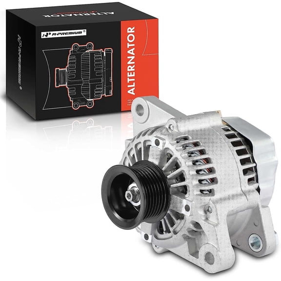 A-Premium Alternator Compatible with Toyota Tacoma 2005-2006, 2.7L, 12V 80A 7-Groove Pulley Clockwise Replace# 1042108110, 2706075310