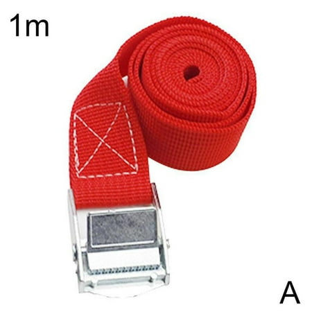 

1M Elastic Tension Rope Heavy Duty Ratchet Tie Down with Metal Straps O0O8