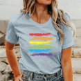 thumbnail image 2 of TINZ T-Shirt à Col Rond Imprimé Lettre Manches Courtes Col Rond T-Shirts pour Femmes Pack Ample Décontracté T-Shirt Cheer Manches Longues Pack T-Shirt Spandex T-Shirts pour Femmes, 2 of 5