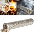 thumbnail image 3 of Barbecue Rond Tube de Fumage Chaud Froid Générateur de Fumée en Acier Inoxydable Granulés de Bois Cuisine Extérieure Fournitures de Barbecue-Section Ronde, 3 of 10