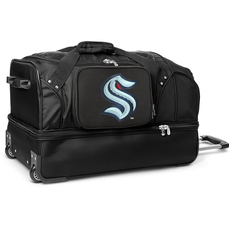 MOJO Black Seattle Kraken 27 Drop Bottom Wheeled Duffle Bag