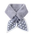 thumbnail image 1 of Toalla de felpa gruesa que combina con todo, bonita bufanda de felpa de invierno a la moda para mujer, chaqueta, bufanda para mujer, babero cálido, 1 of 2