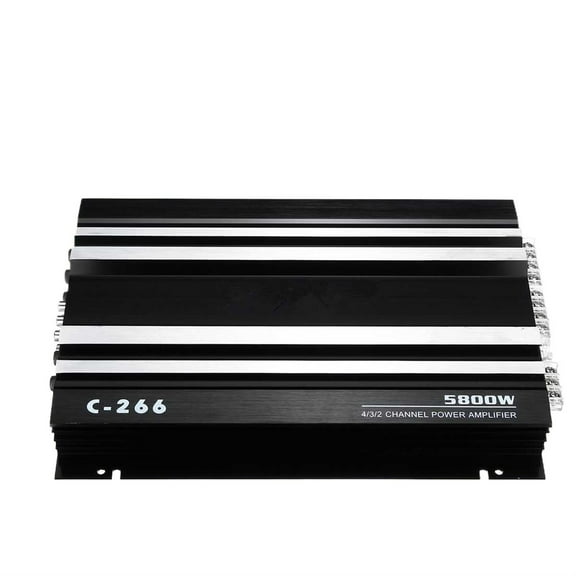 5800 Watt 4 Channel 12V Car Amplifer Car Power Amplifier Car Amplifier for Cars Amplifier Subwoofer ,Bass & Treble Control