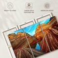 thumbnail image 6 of Elephant Stock Utah Antelope Canyon Wall Art - Horizontal Multi Panel Canvas - Living Room Wall Decor - Nature Multi Panel - Brown And Red Decor - 38" x 24", 6 of 8
