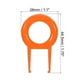 thumbnail image 2 of Uxcell Keycap Puller Switch Remover DIY Tool Fixing Keyboard Plastic for Mechanical Keyboard, Orange 5 Pack, 2 of 6