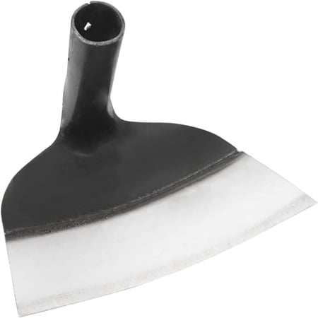 Heavy Duty 9.2-inch Durable Steel Garden Hoe with Replacement Heads - Perfect for Outdoor Planting Weeding and Soil Loosening. Ideal Tool for Agriculture Scuffle on the Farm.
