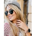thumbnail image 4 of ANTHOUSELeather Band Compatible with Apple Watch Band Women 38mm 40mm 41mm 42mm 44mm 45mm 49mm(Ultra), Dressy Leather Strap with D-Shape Metal Buckle for iWatch Bands Series 8 SE 7 6 5 4 3 2 1, 4 of 12