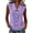 34#Purple, variant on Womens Sleeveless Tops Button Down Dress Shirts Summer Cute Doll Collar Tank Casual Dressy V Neck Shirt Work Blouses