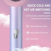 ufeghfjh Lightweight Ionic Blow Dryer, Blue Light Hair Care Gradient Hair Dryer Electric, Hair Dryer Household Constant Temperature Cold and Hot Hair Dryer Silent Hair Dryer