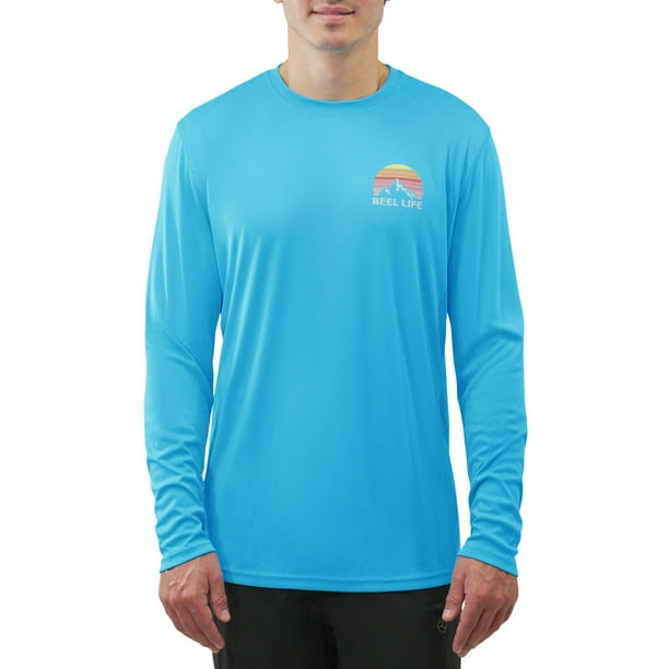Mens Shirt Reel Life Clothing Men's Jax Beach Long Sleeve UV