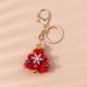 thumbnail image 1 of Lindo llavero de Navidad, colgante de esmalte, Papá Noel, muñeco de nieve, árbol de Navidad, fabricación de joyas DIY, hallazgos hechos a mano, 1 of 4