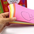 thumbnail image 4 of Graflsoa Colorful Kids Craft Scissors and Paper Set, 96 Sheets DIY Art Kit with Plastic Scissors, Kindergarten Creative Activity Box, 4 of 6