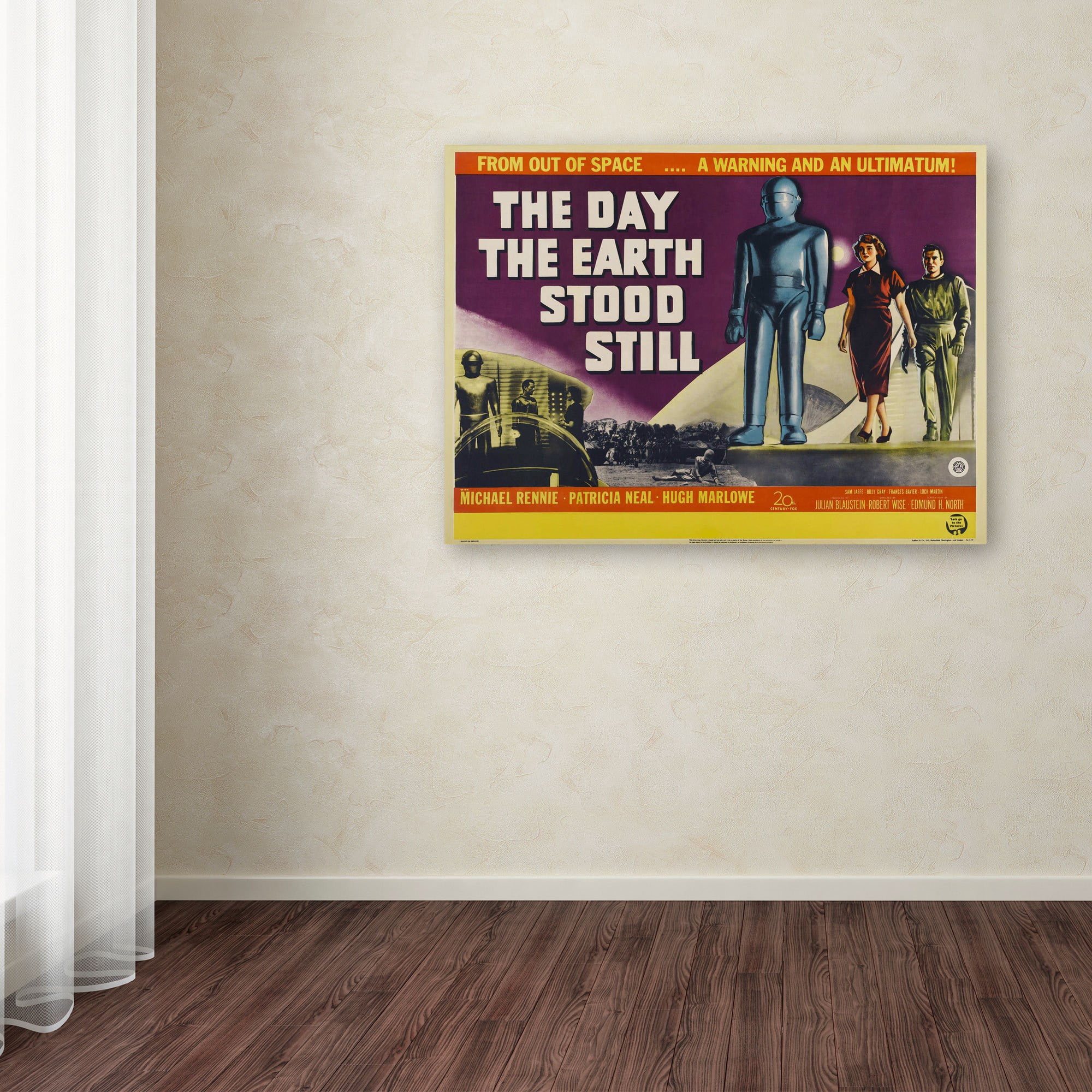 Trademark Fine Art "Day Earth Stood Still" Canvas Art by Vintage Apple Collection