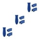 thumbnail image 5 of Billuyoard 3 piezas de fundas de mango de olla de silicona accesorios de utensilios de cocina cubierta de calor azul Type1 NO1 Billuyoard CBP457888, 5 of 6