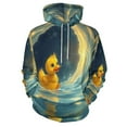 thumbnail image 3 of Rubber Duck Hoodies Long Sleeve Casual Hoodie Winter Oversize Loose Hooded Sweatshirts, 3 of 5