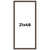 21x48 Frame Gold Real Wood Picture Frame Width 1.5 inches | Interior Frame Depth 0.5 inches |
