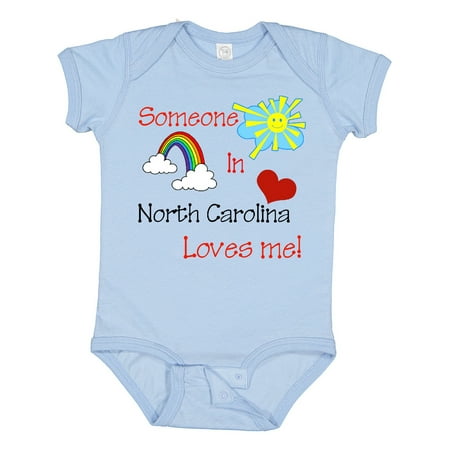 

Inktastic Someone in North Carolina Loves Me! Gift Baby Boy or Baby Girl Bodysuit