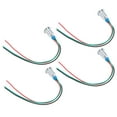 thumbnail image 4 of LEDs Rondes Étanches, Mini LEDs Rondes Stable Anti-Poussière pour Interrupteurs de Contrôle d'Accès pour Modification de Voiture pour Modification d'Ordinateur pour Outils de Machine Cnc Rouge et Vert, 4 of 8