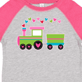thumbnail image 4 of Inktastic Valentine Heart Train Boys or Girls Toddler T-Shirt, 4 of 5