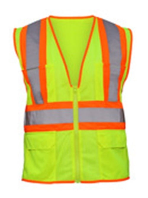 SAS Safety Corporation 6902109 Large Yellow Reflective Safety Vest