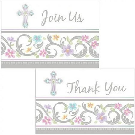Twins Communion Invitations - 1st Communion Invitations and Thank You Cards