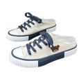 thumbnail image 1 of Zapatos de lona de caña baja, lindos zapatos de lona con cordones y estampado de osos, zapatos de lona, una experiencia incomparable, 1 of 9