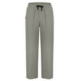 thumbnail image 2 of Pantalones largos para hombre, informales, lisos, con bolsillos, cintura elástica, rectos, para exteriores, para fitness, cargo, 2 of 5