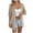 Khaki, variant on BADHUB Lightweight Summer Crochet Cardigan for Women Short Sleeve Kimono Boho Oversized Open Front Knitted Cardigan White L