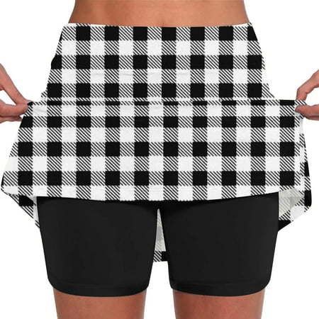 Dihao Womens Athletic Shorts 2024 Plus Size Summer Shorts High Waisted Biker Shorts for Women-5  Tummy Control Fitness Athletic Workout Running Yoga Gym Shorts Double Layer Breathability