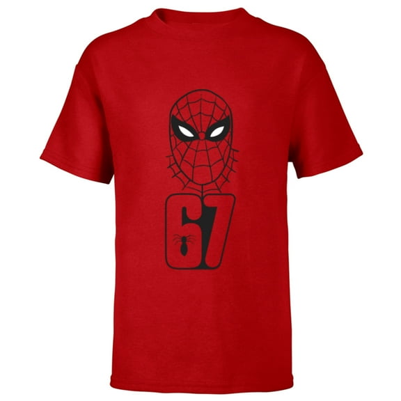 Marvel Spider-Man: Beyond Amazing Vintage Retro 1967 - Short Sleeve T-Shirt for Kids - Customized-Red