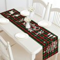 thumbnail image 4 of Christmas Table Runner Cotton Linen-Winter Dinner Scarf Decor Long 72 Inch, 4 of 16