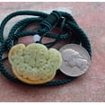 thumbnail image 6 of Certified Hand Carved Green Yellow Natural Myanmar Burma A Jade jadeite Bat Fu Lotus Ruyi Flower Pendant Necklace, 6 of 7