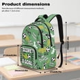 thumbnail image 7 of DISNIMO Soccer Ball Print Large Capacity Backpack for Kids, Multi Compartment School Bag with Side Mesh Pockets for Elementary Middle School Students Daily Use, 7 of 7