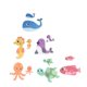 thumbnail image 2 of Rompecabezas Animal para Niños Perfecl 6 en 1 León Marino Ballena Tortuga Pescado Multicolor, 2 of 8