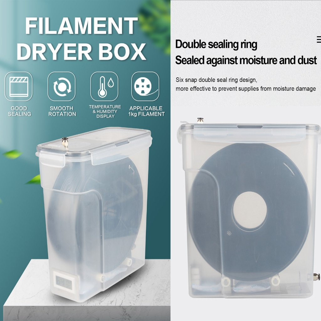 Printing Filament Storage Box Replacement for Continuous Filament Sealing Protective Printer Filament Holder